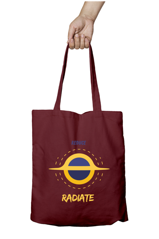 Reduce n Radiate - 100% Cotton Zipper Tote Bag