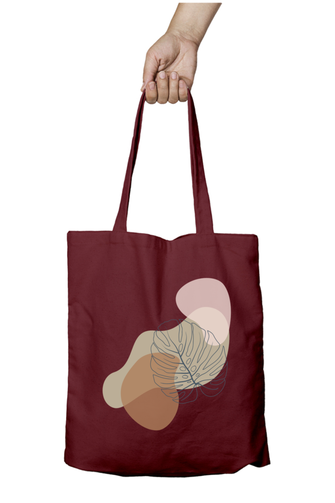 Abstract Life - 100% Cotton Zipper Tote Bag