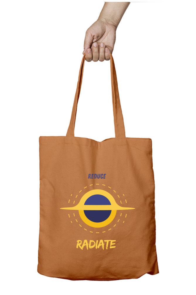 Reduce n Radiate - 100% Cotton Zipper Tote Bag