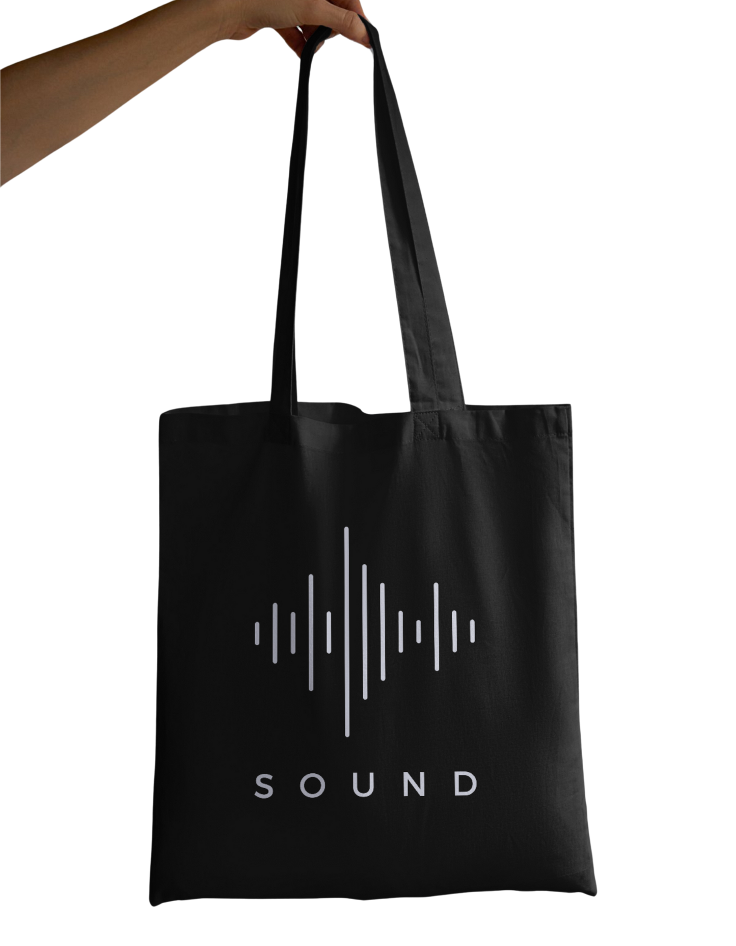 Sound (W) - 100% Cotton Zipper Tote Bag