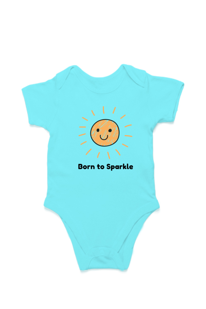 Born To Sparkle - Kids cotton Rompers