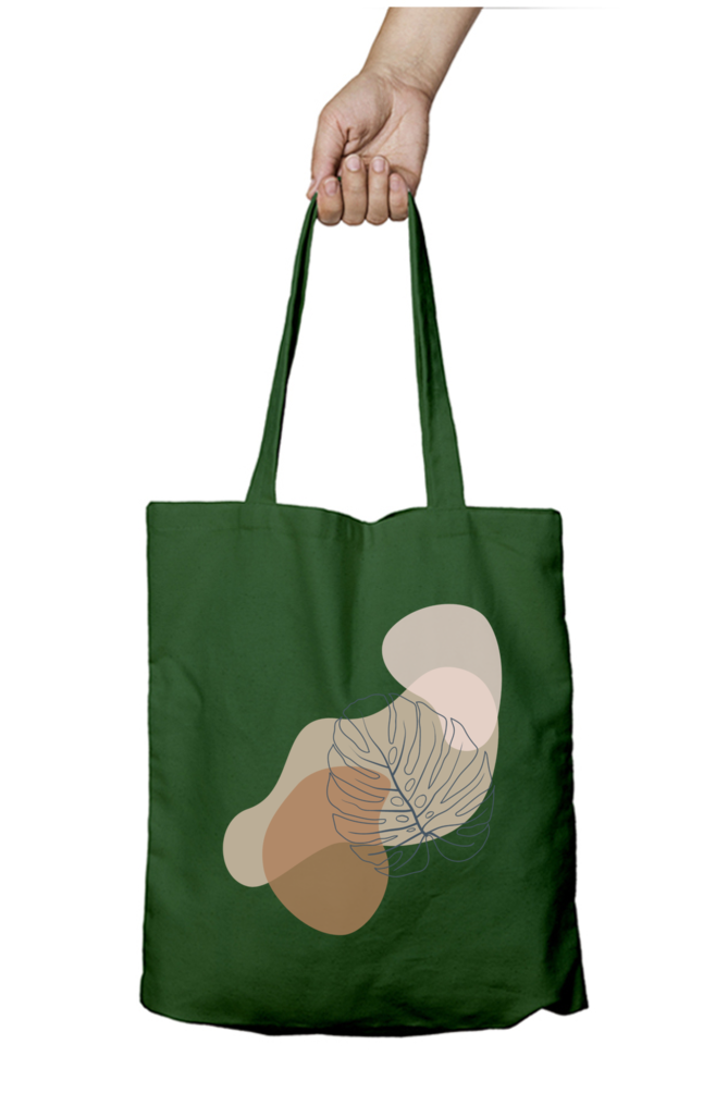 Abstract Life - 100% Cotton Zipper Tote Bag