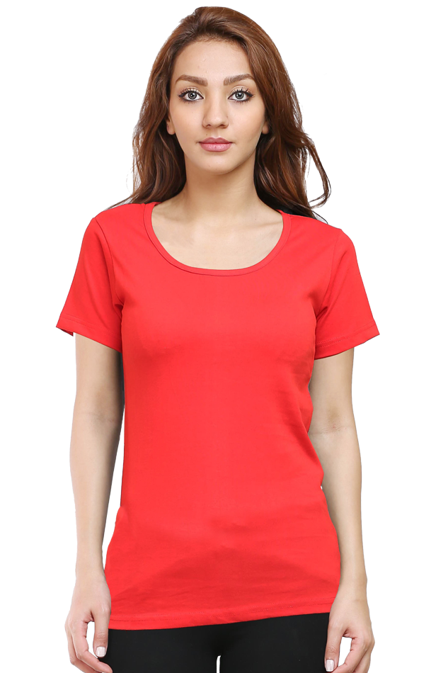 Plain Classic Cotton Tees[Women]