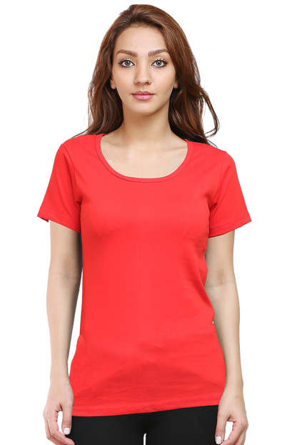 Plain Classic Cotton Tees[Women]
