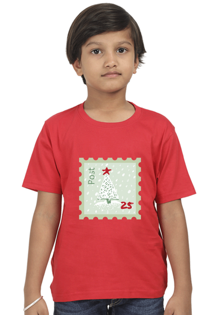 Xmas Post -Kids Classic Cotton Tees[Boys]