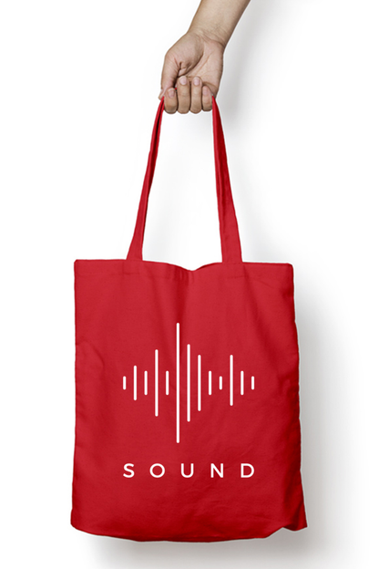 Sound (W) - 100% Cotton Zipper Tote Bag