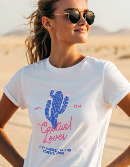 Cactus Lover - Classic Cotton Tees[Women]