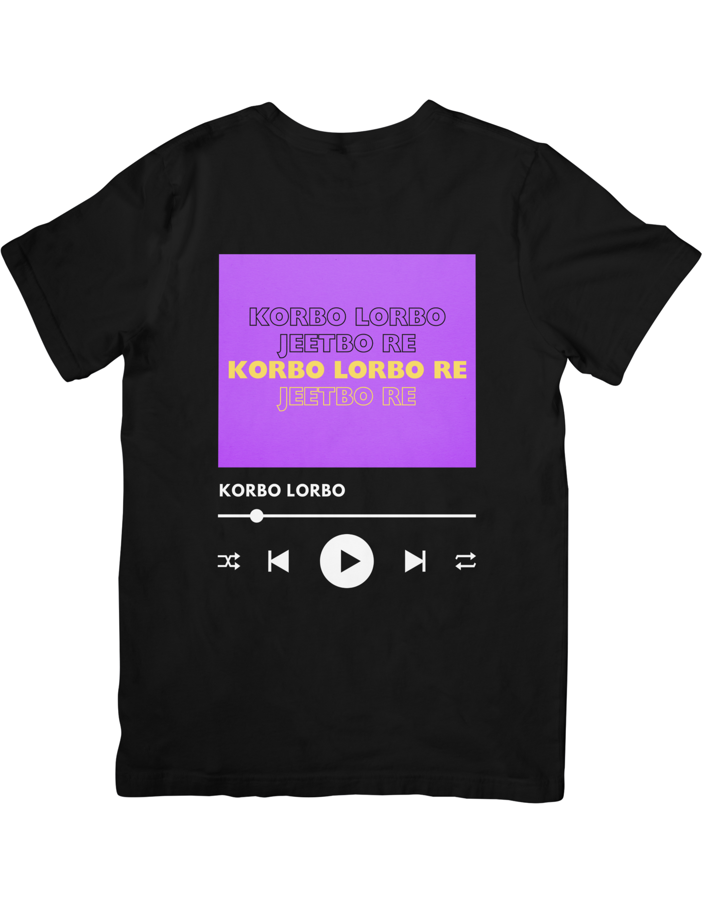 KORBO LORBO - KKR FANS EDITION CLASSIC COTTON TEE (BLACK) [FEATURED]