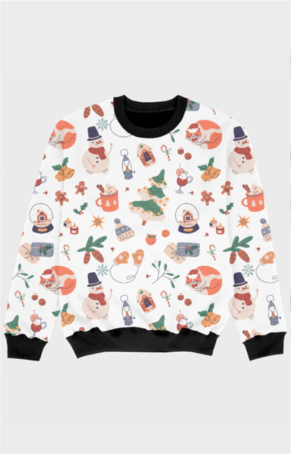 Happy Xmas! - Kids Sweatshirt[Premium Polyester]