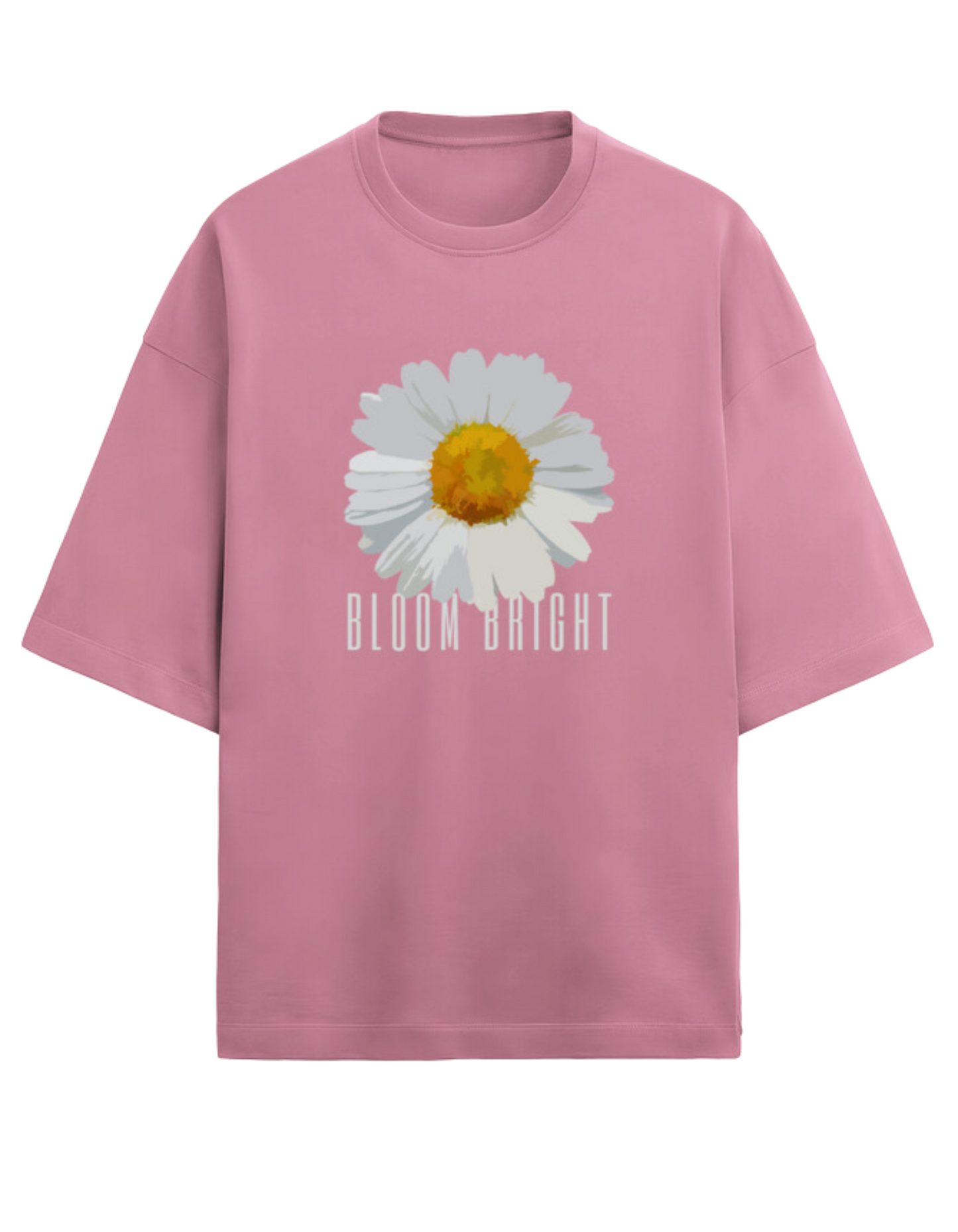 BLOOM BRIGHT - TERRY Oversized Tees [Unisex]