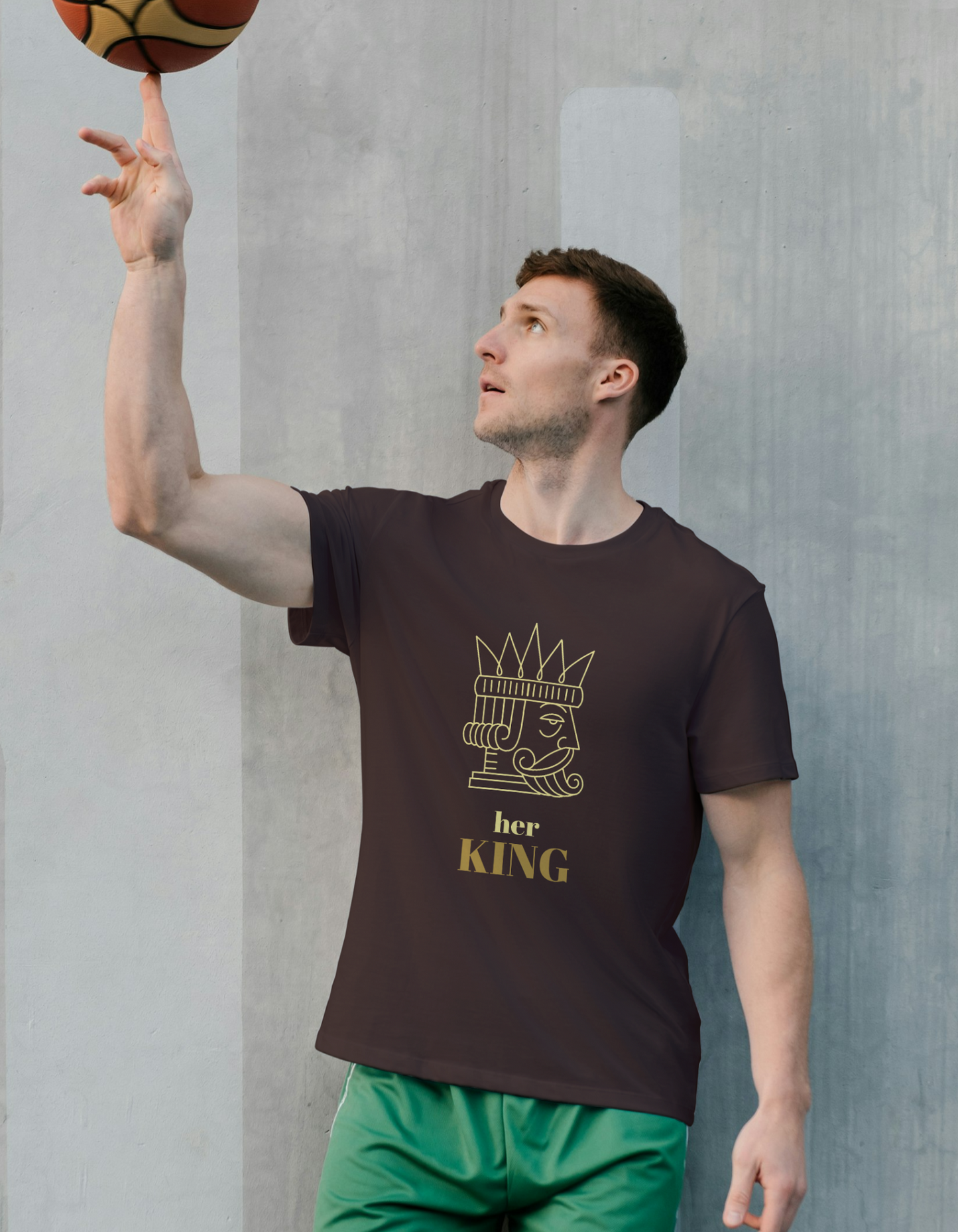 King and Queen Couple Tees- Classic Cotton Tee