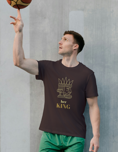 King and Queen Couple Tees- Classic Cotton Tee