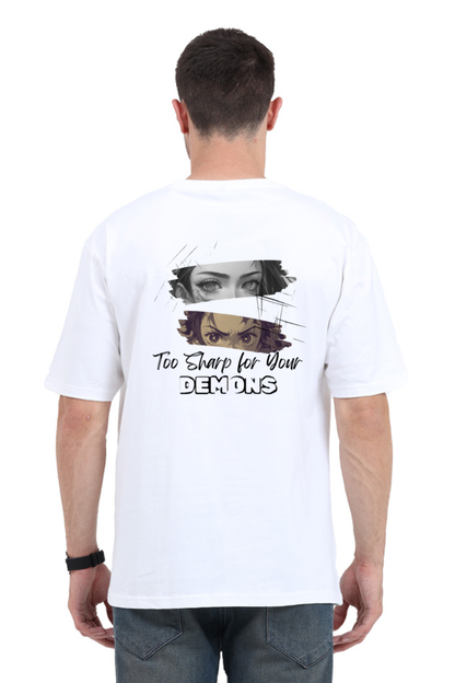 Too sharp for your DEMONS!- Oversized Classic Tees [Unisex]