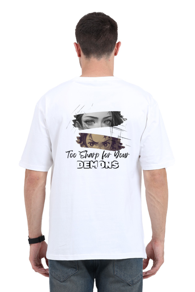 Too sharp for your DEMONS!- Oversized Classic Tees [Unisex]