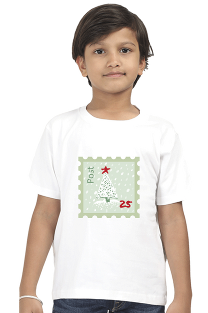 Xmas Post -Kids Classic Cotton Tees[Boys]
