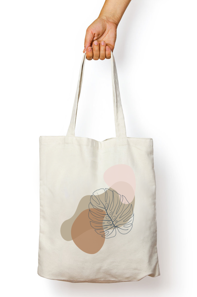 Abstract Life - 100% Cotton Zipper Tote Bag