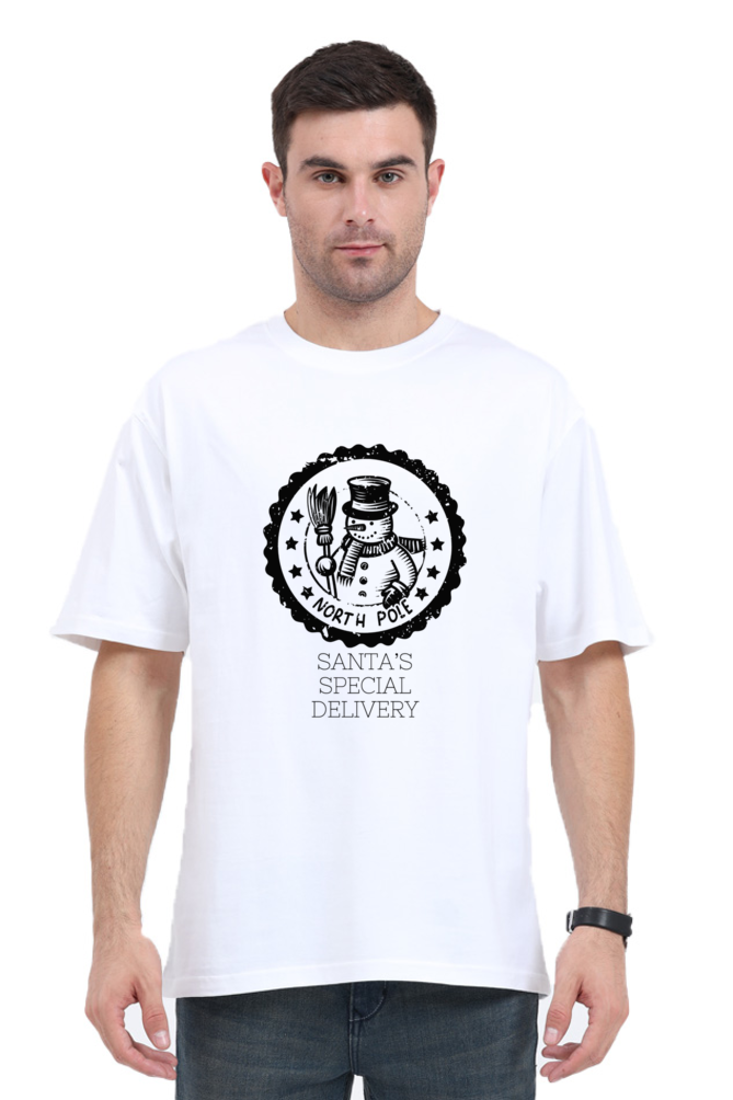 Santa's Special Delivery- Oversized Classic Tees [Unisex]