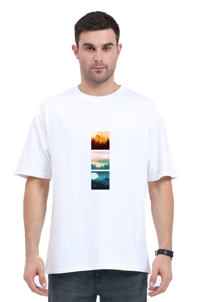 Scenic - Oversized Classic Tees [Unisex]