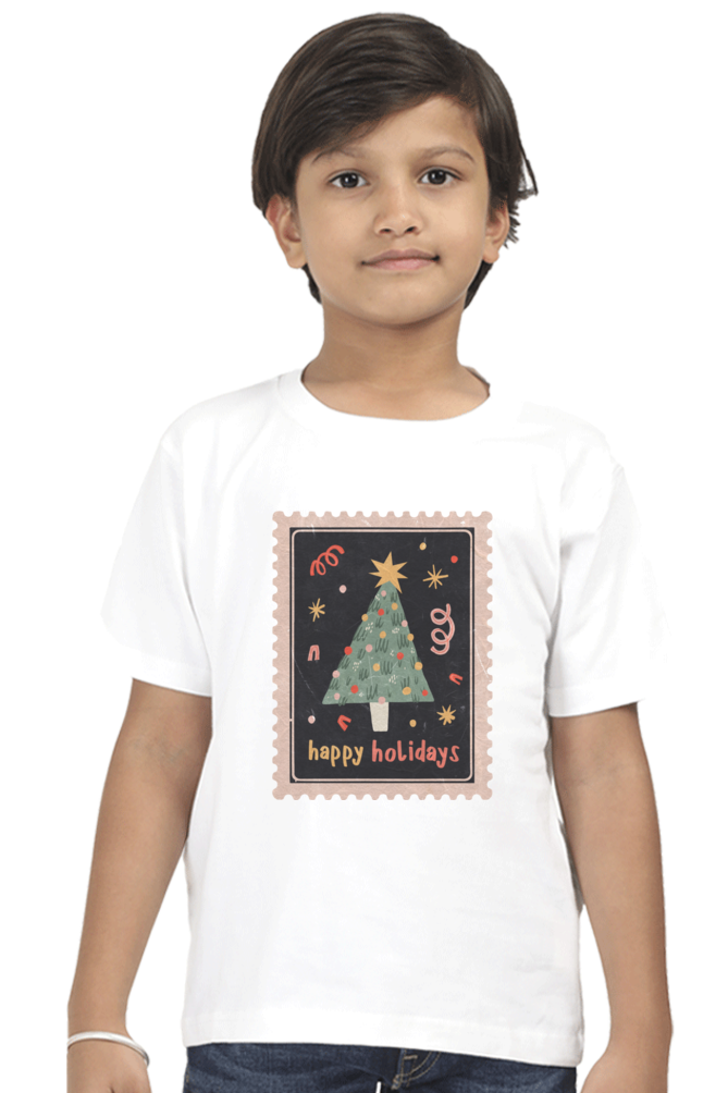 Happy Holidays! -Kids Classic Cotton Tees[Boys]