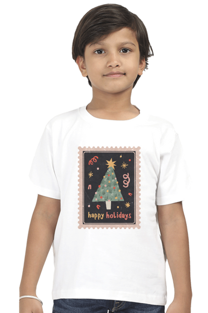 Happy Holidays! -Kids Classic Cotton Tees[Boys]