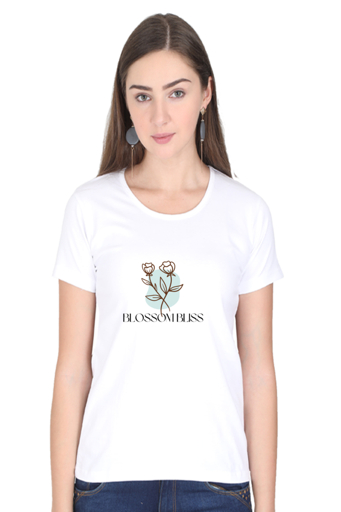 BLOSSOM BLISS - Classic Cotton Tees[Women]