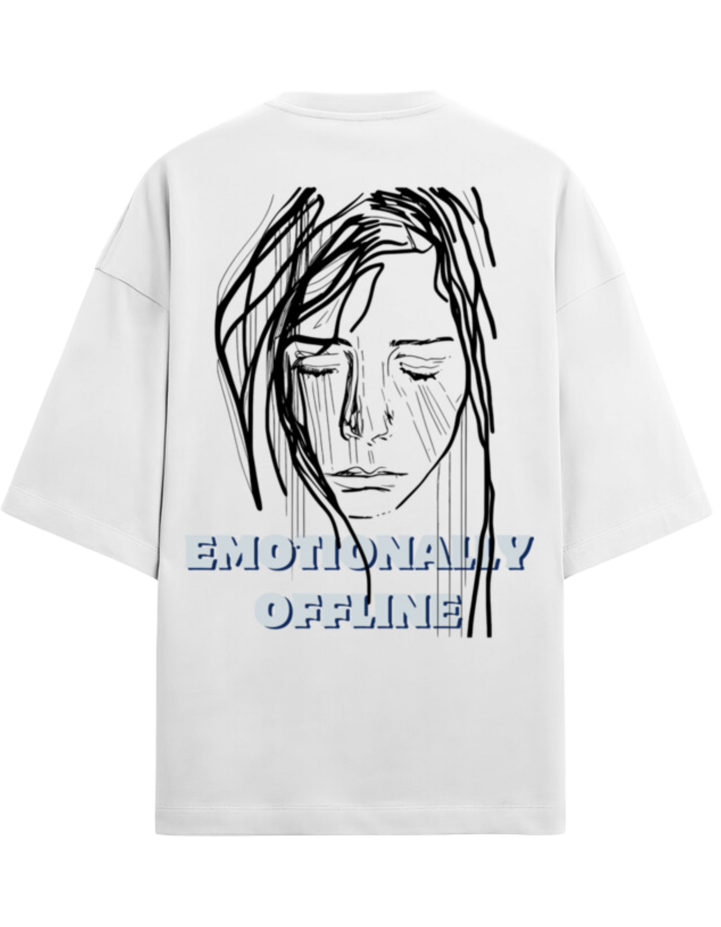 Emotionally Offline - TERRY Oversized Tees [Unisex]