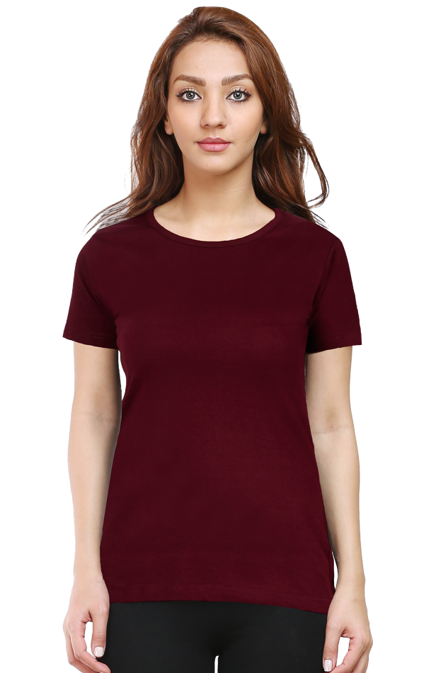 Plain Classic Cotton Tees[Women]