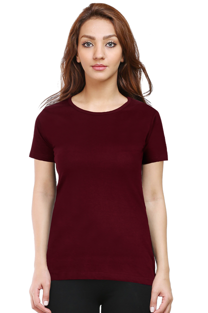 Plain Classic Cotton Tees[Women]