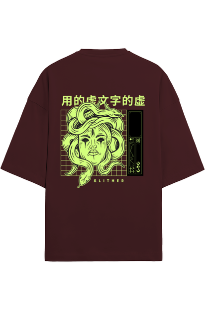 Slither - TERRY Oversized Tees [Unisex] [Back print]