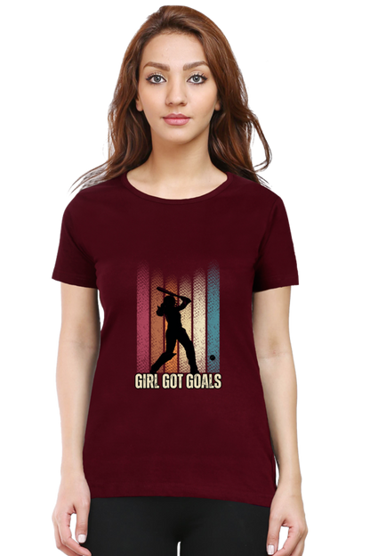 Girl got goals - Classic Cotton Tee (Featured)[women]