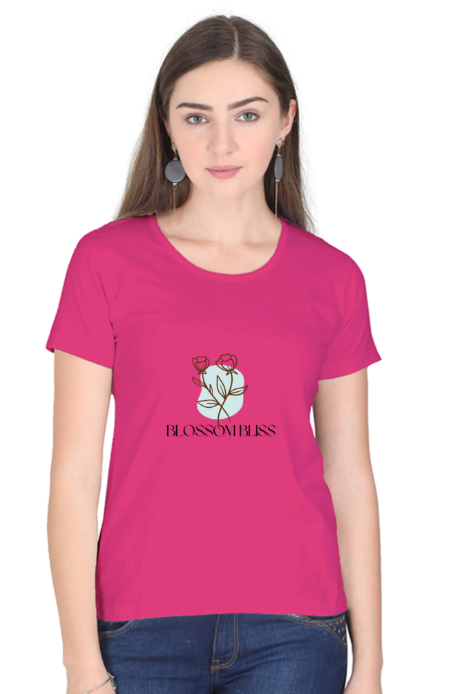 BLOSSOM BLISS - Classic Cotton Tees[Women]
