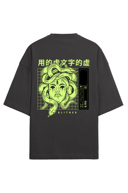 Slither - TERRY Oversized Tees [Unisex] [Back print]