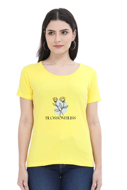 BLOSSOM BLISS - Classic Cotton Tees[Women]