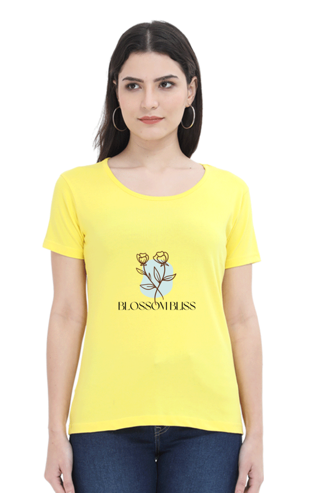 BLOSSOM BLISS - Classic Cotton Tees[Women]