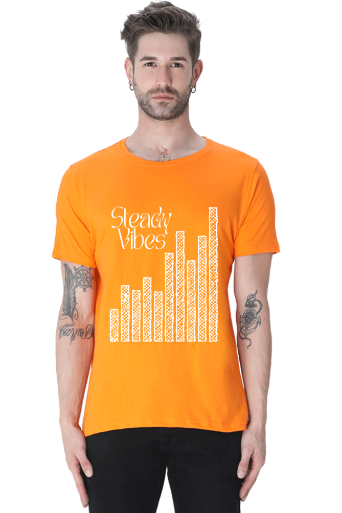 Steady Vibes- Classic Cotton Tee[Unisex]
