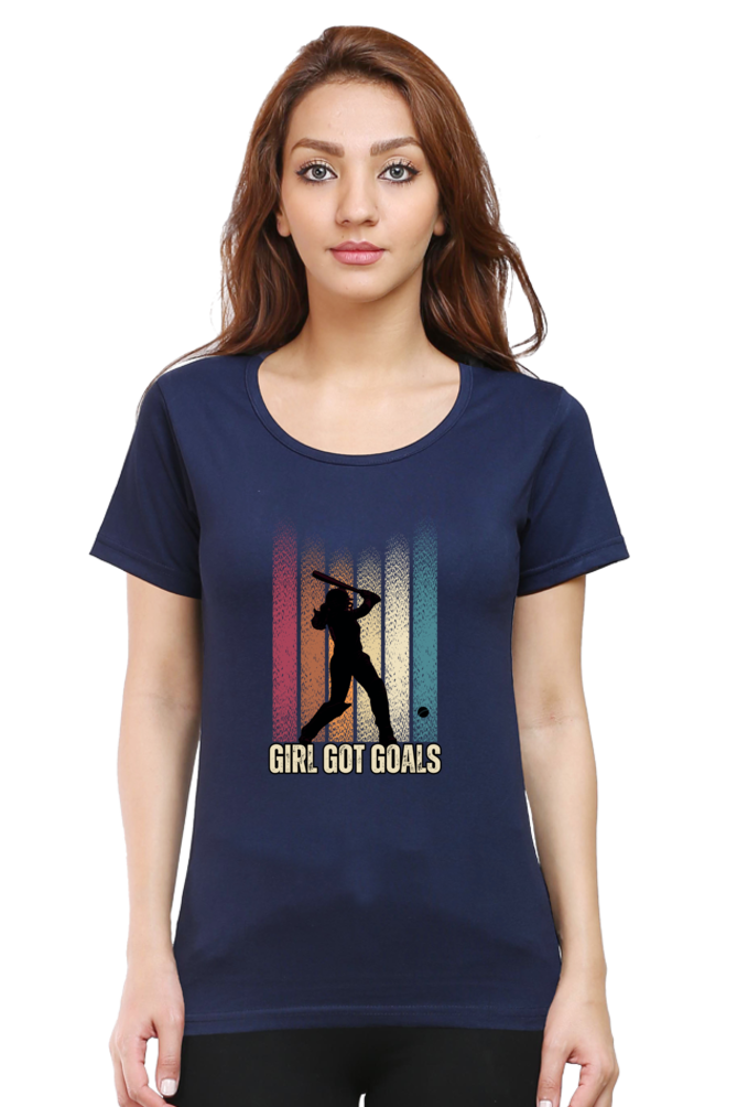 Girl got goals - Classic Cotton Tee (Featured)[women]