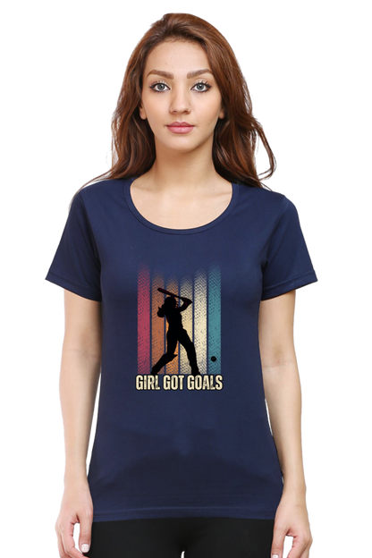 Girl got goals - Classic Cotton Tee (Featured)[women]