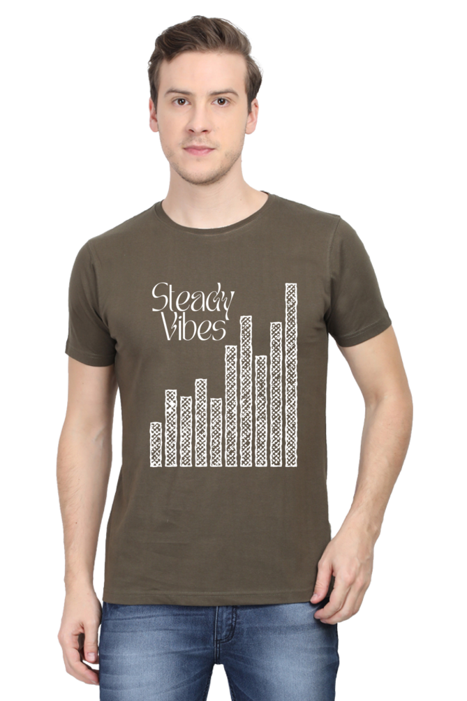 Steady Vibes- Classic Cotton Tee[Unisex]