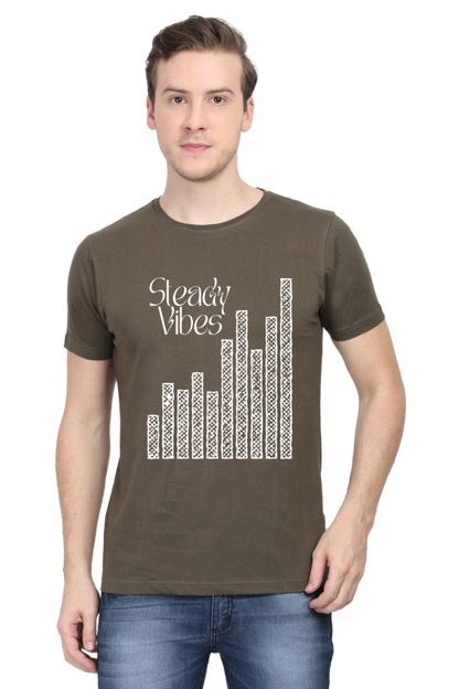 Steady Vibes- Classic Cotton Tee[Unisex]