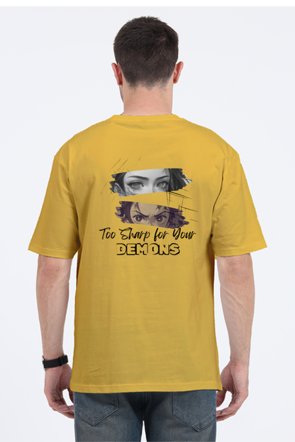 Too sharp for your DEMONS!- Oversized Classic Tees [Unisex]