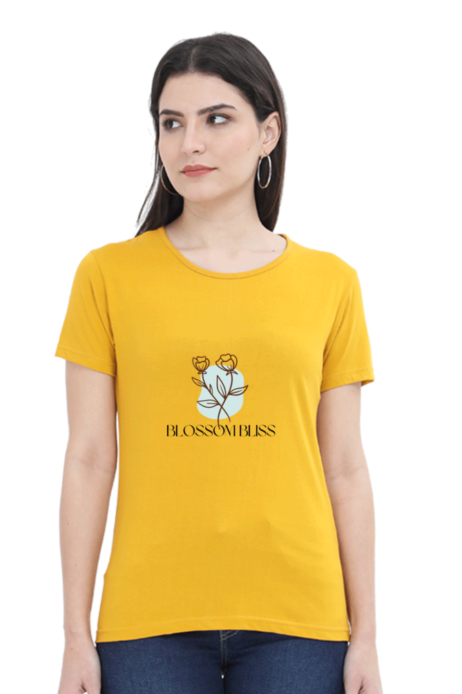 BLOSSOM BLISS - Classic Cotton Tees[Women]