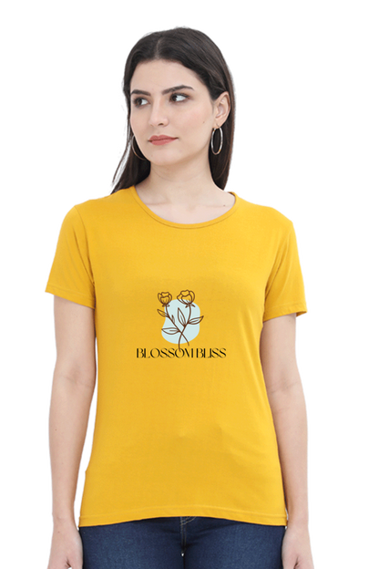 BLOSSOM BLISS - Classic Cotton Tees[Women]