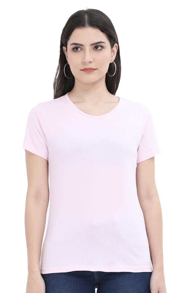 Plain Classic Cotton Tees[Women]