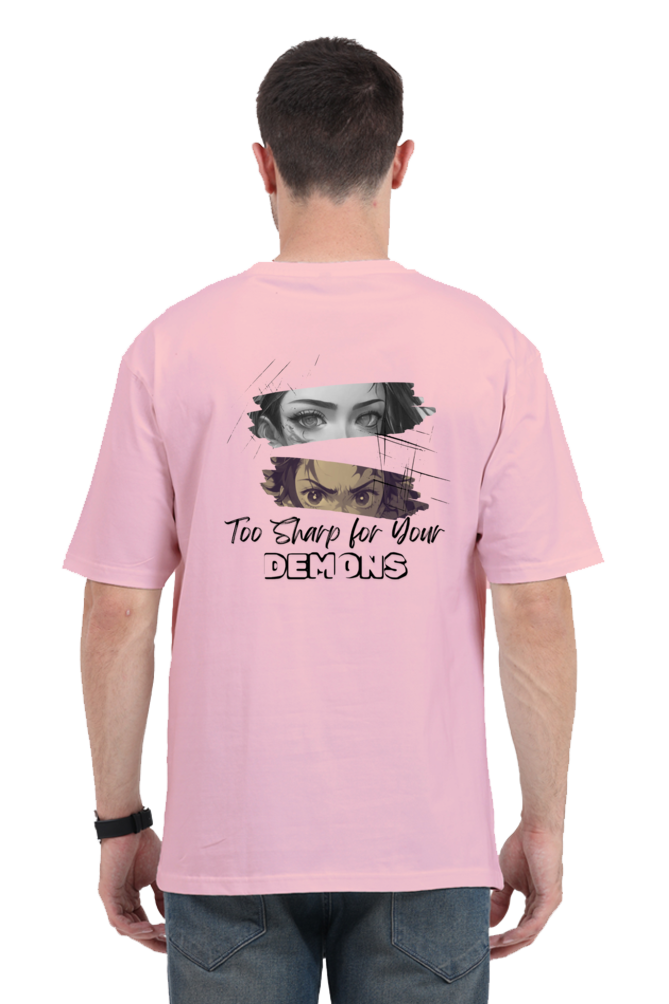 Too sharp for your DEMONS!- Oversized Classic Tees [Unisex]