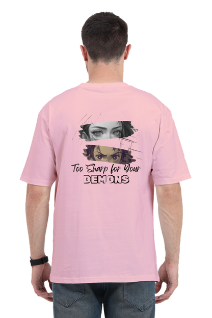 Too sharp for your DEMONS!- Oversized Classic Tees [Unisex]