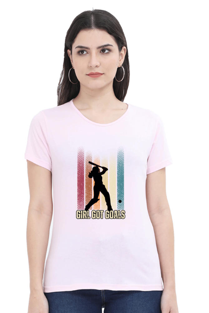 Girl got goals - Classic Cotton Tee (Featured)[women]