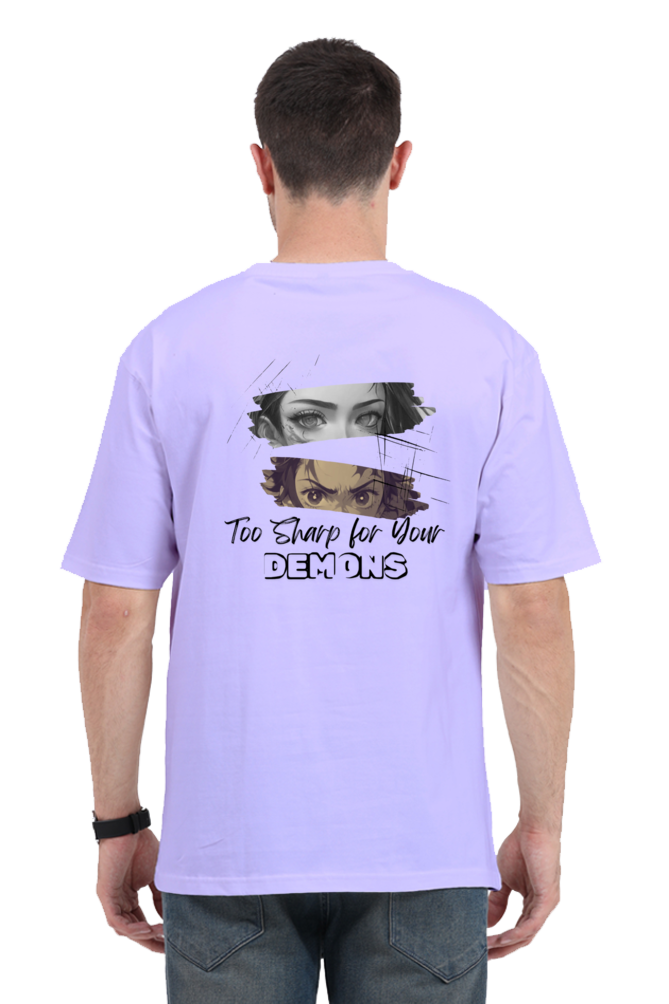 Too sharp for your DEMONS!- Oversized Classic Tees [Unisex]