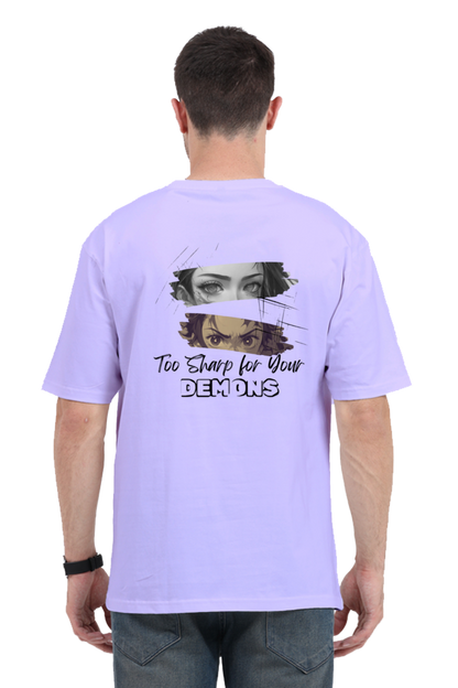 Too sharp for your DEMONS!- Oversized Classic Tees [Unisex]