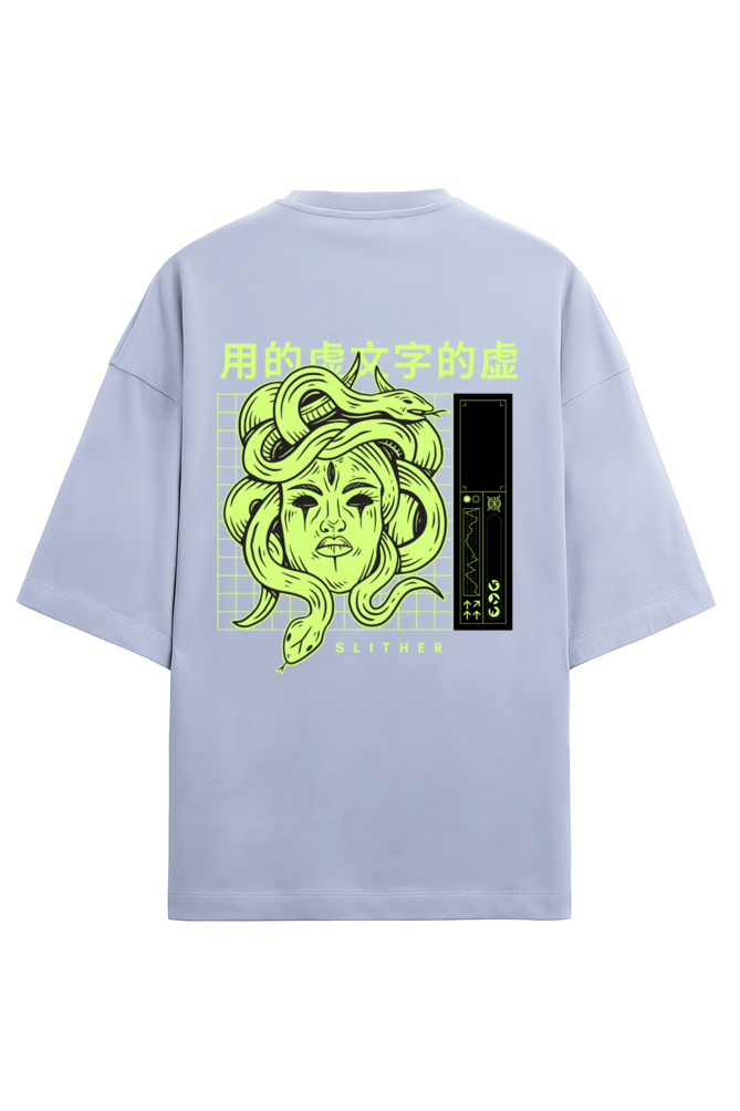 Slither - TERRY Oversized Tees [Unisex] [Back print]