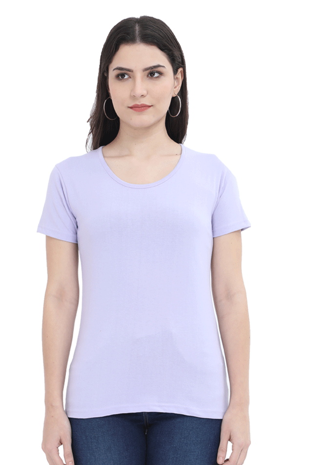 Plain Classic Cotton Tees[Women]